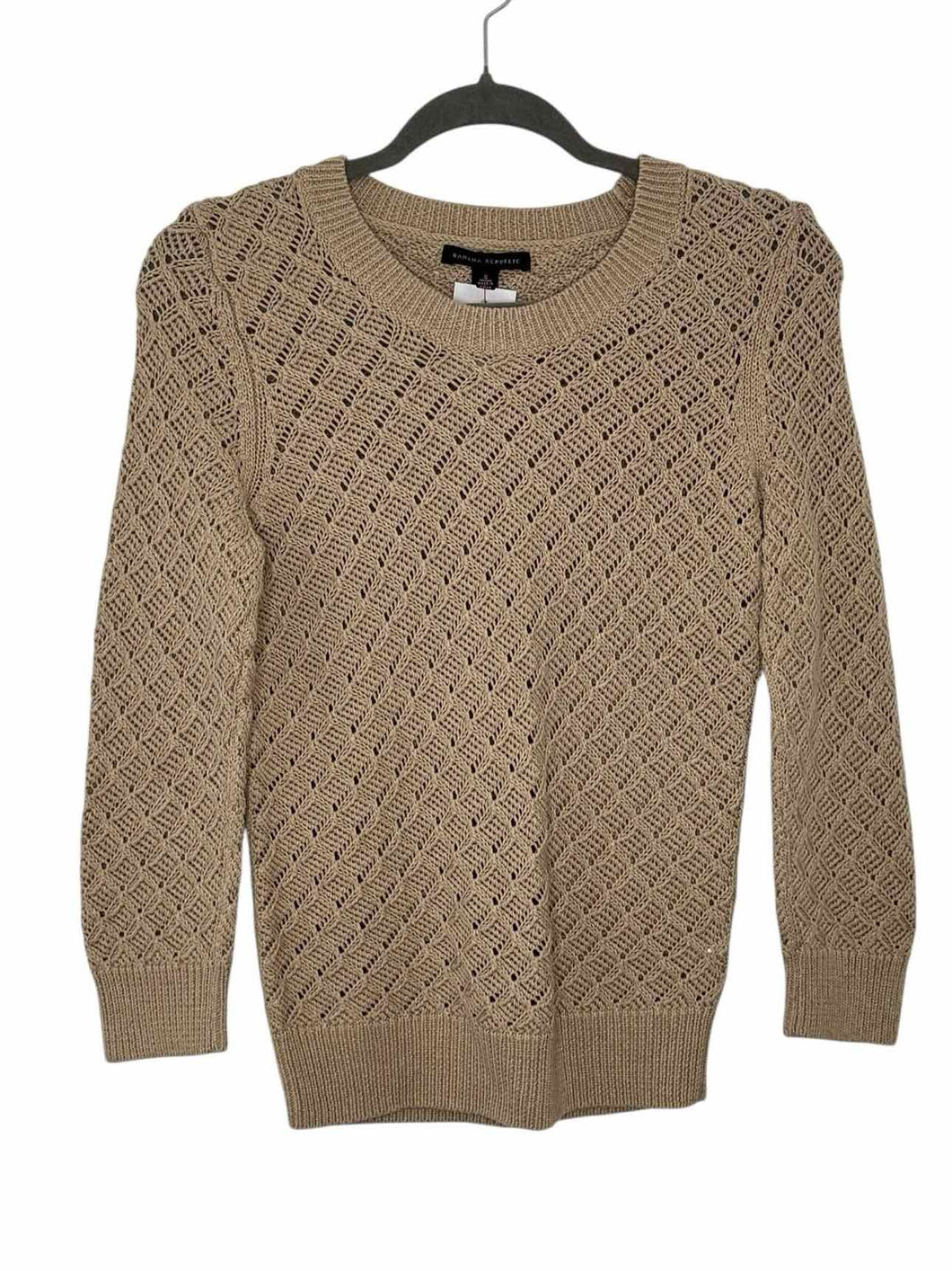 Banana Republic Size Small Beige Pre-Owned Sweater- Ladies