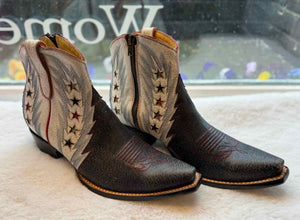 Old Gringo Size 8 Patriotic Footwear- NWOB Boots- Ladies