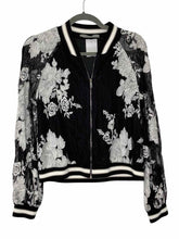 Load image into Gallery viewer, D. Exterior Size Medium Black Print Pre-Owned Blazer/Indoor Jacket- Ladies
