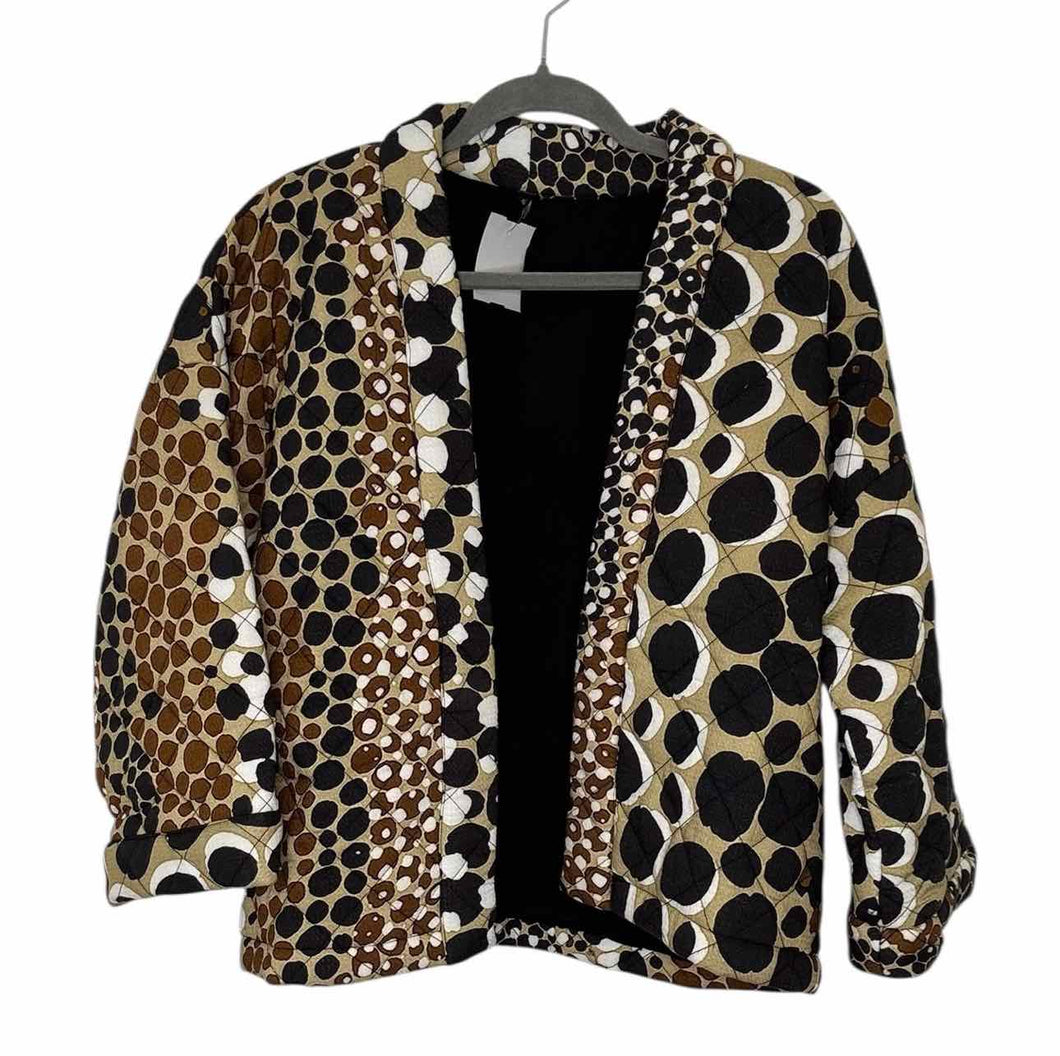 Bl^nk London Size One Size Brown Print Pre-Owned Jacket- Ladies