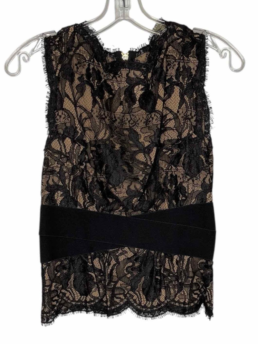 Emilio Pucci Size 8 Black Pre-Owned Tank Top- Ladies