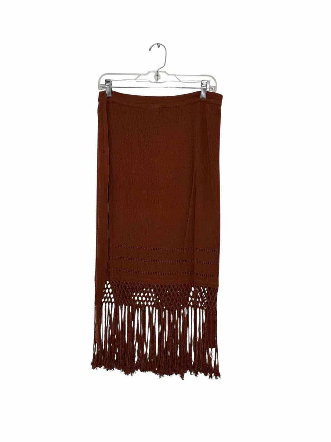 Size One Size Rust Pre-Owned Skirt- Ladies