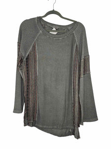 Pol Size Medium Charcoal Pre-Owned Top- Ladies