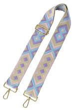 Load image into Gallery viewer, 2 Inch Wide Aztec Tribal Pattern Guitar Strap
