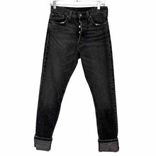 Load image into Gallery viewer, Levis Size 29 Black Pre-Owned Jeans- Ladies
