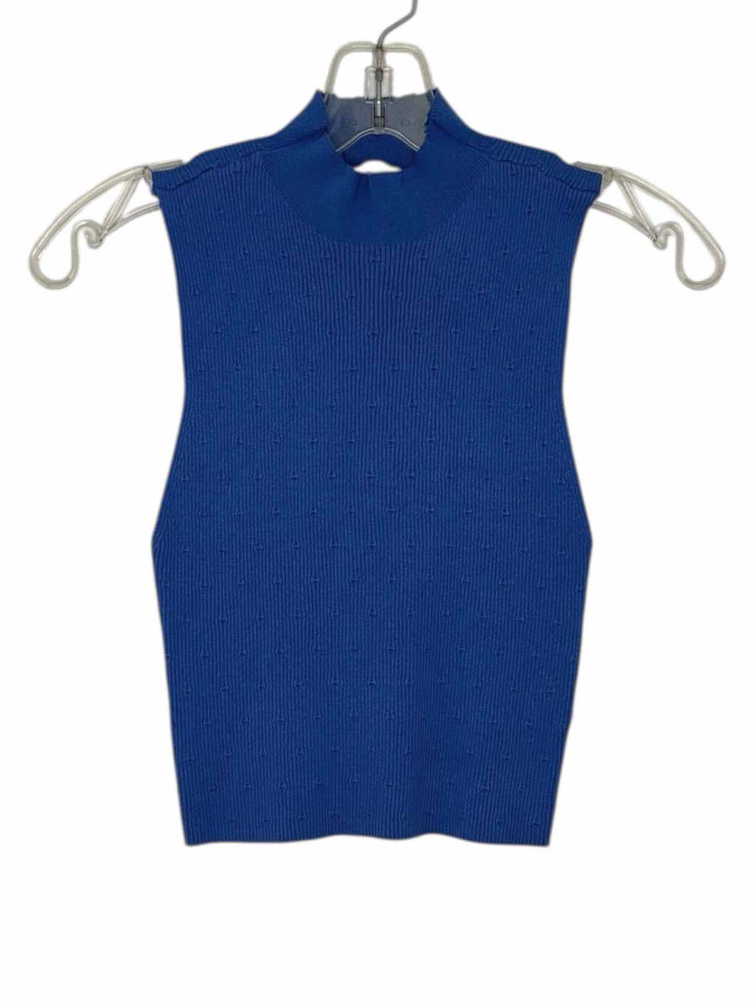 Mustard Seed Size Medium Blue Pre-Owned Vest- Ladies