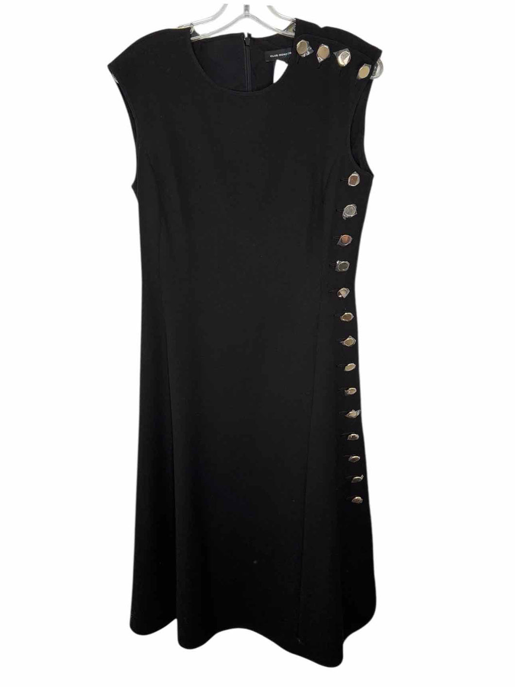 Club Monaco Size 6 Black Pre-Owned Dress- Ladies