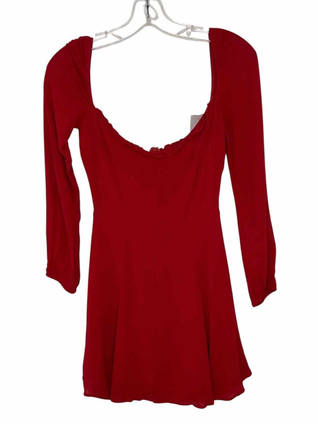 Reformation Size 4 Red Pre-Owned Dress- Ladies