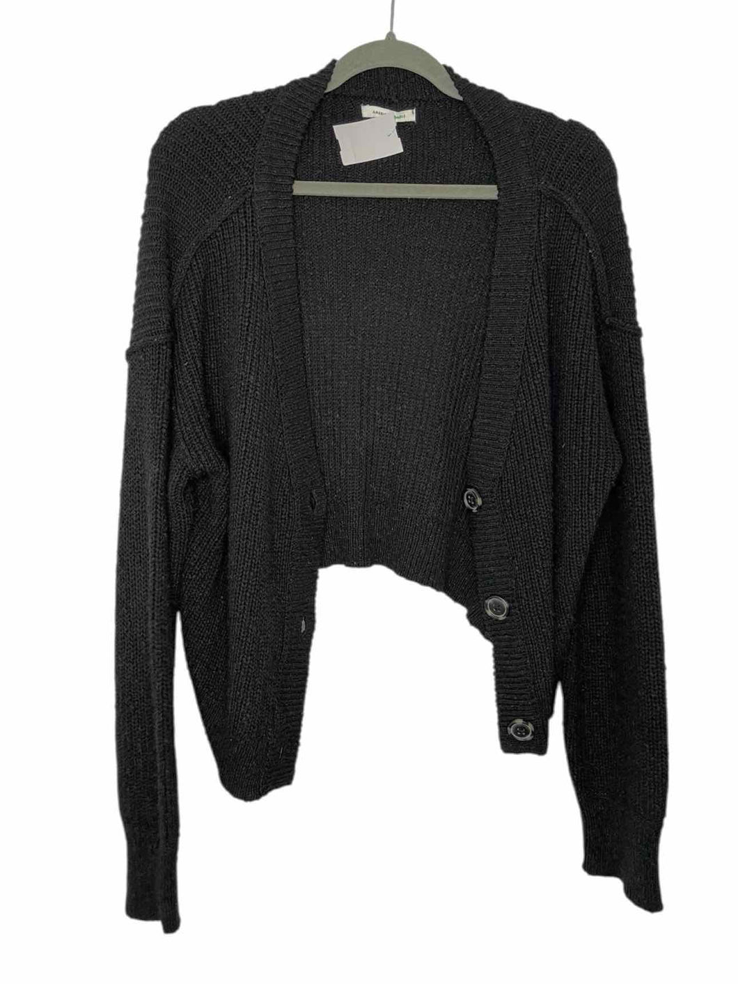 American Eagle Size Medium Black Pre-Owned Sweater- Ladies