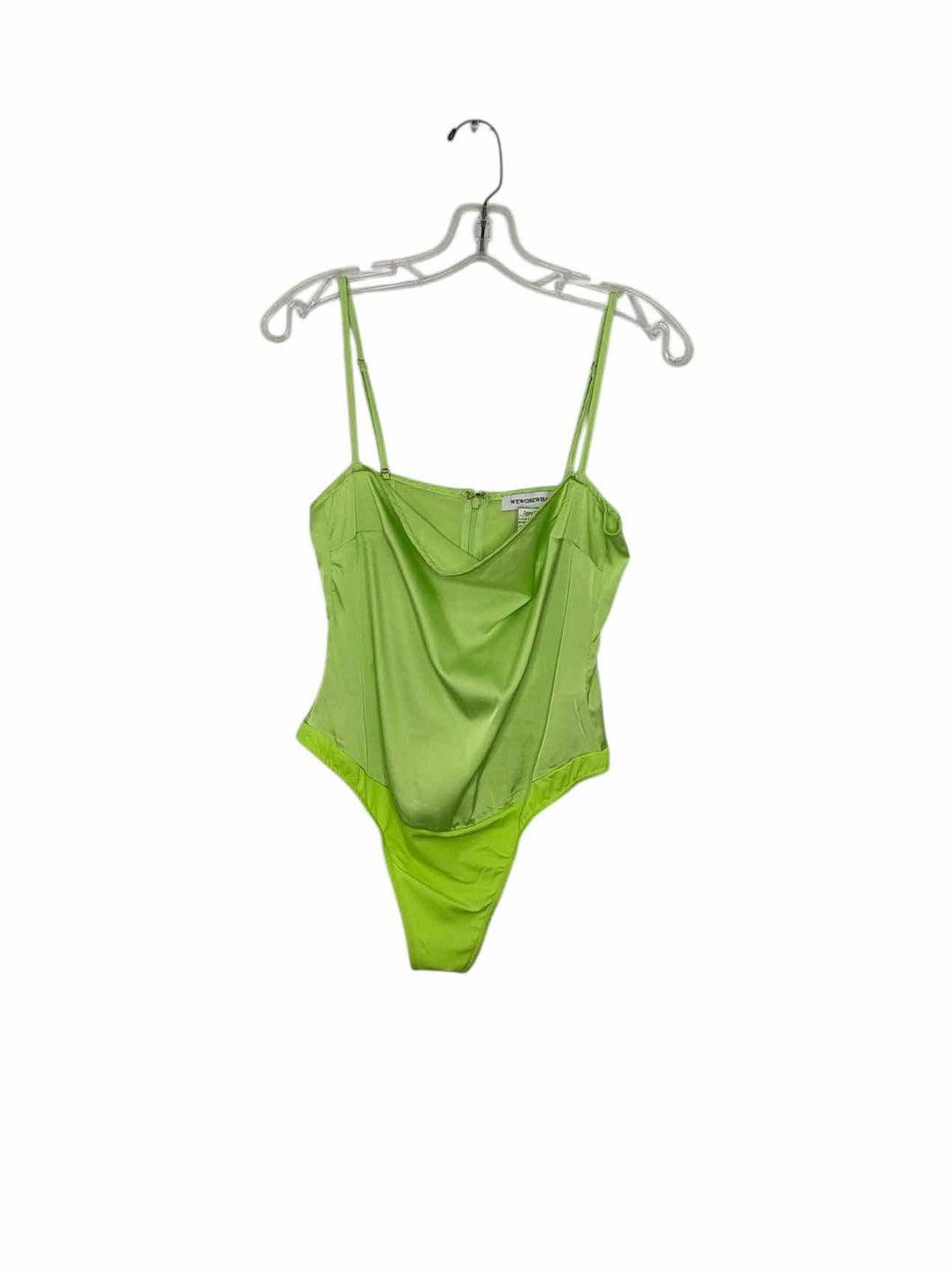 We Wore What Size Medium Lime Green Pre-Owned Bodysuit- Ladies
