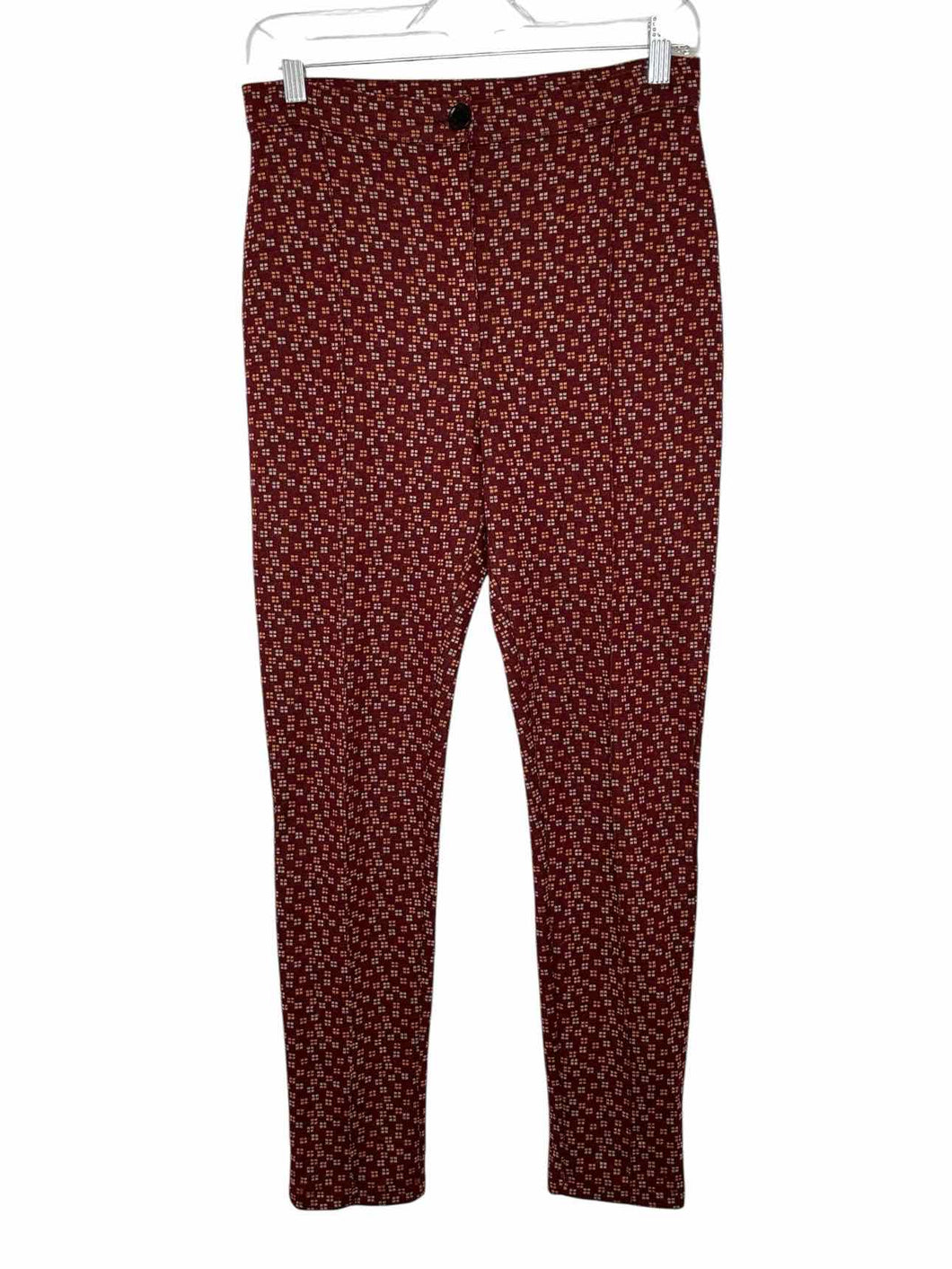 Free People Size 4 Brown Print Pre-Owned Pants- Ladies