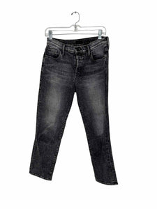 Mother Size 25 Black Denim Pre-Owned Jeans- Ladies