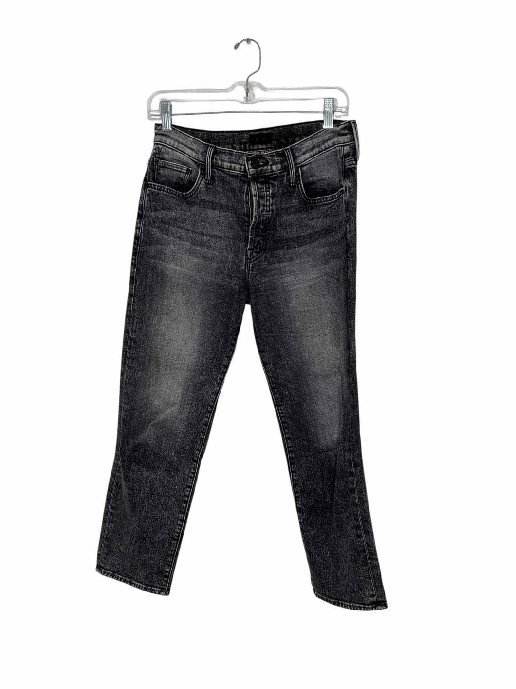 Mother Size 25 Black Denim Pre-Owned Jeans- Ladies