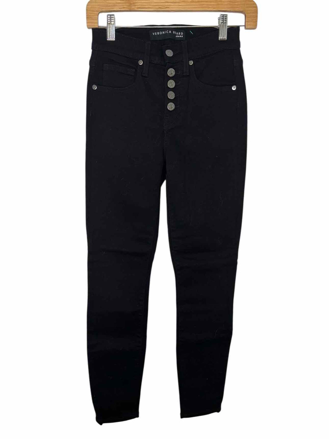 Veronica Beard Size 24 Black Pre-Owned Jeans- Ladies