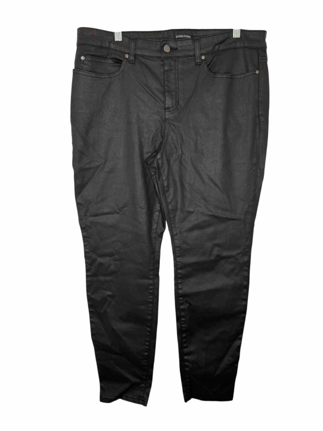 Eileen Fisher Size 16 Black Pre-Owned Jeans- Ladies