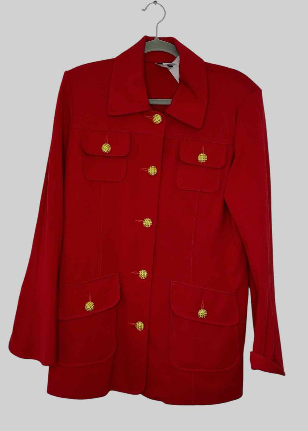 Cabi Size Medium Red Pre-Owned Blazer/Indoor Jacket- Ladies