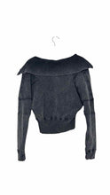 Load image into Gallery viewer, Free People Size X- Small Grey Pre-Owned Sweatshirt- Ladies
