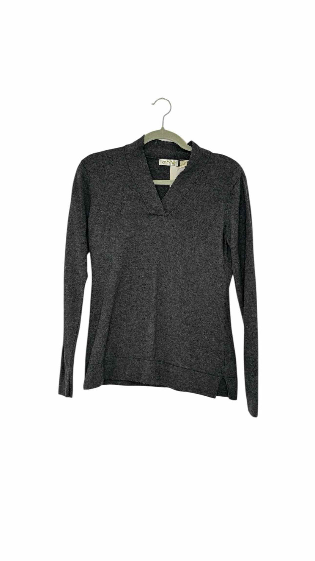 Orvis Size Small Charcoal Pre-Owned Sweater- Ladies