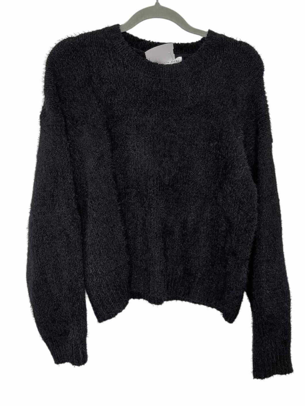 Bella Dahl Size Medium Black Pre-Owned Sweater- Ladies