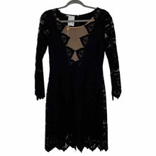 Load image into Gallery viewer, For Love &amp; Lemons Size Small Black Pre-Owned Dress- Ladies

