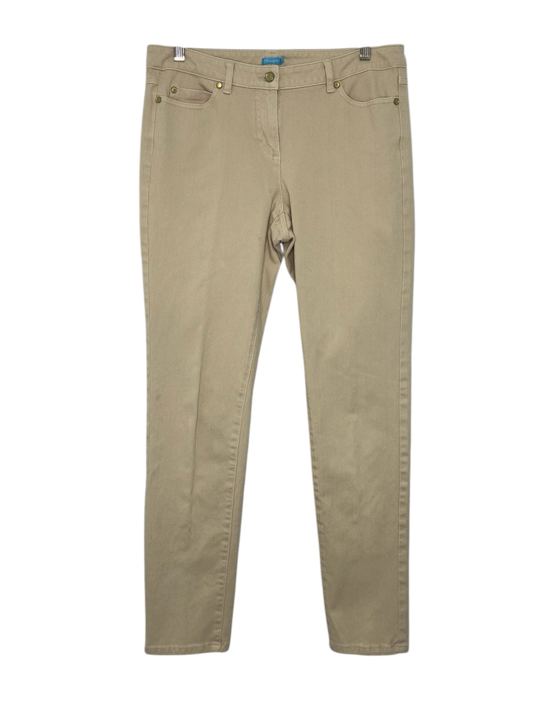 J McLaughlin Size 10 Beige Pre-Owned Jeans- Ladies