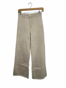 Zara Size 4 Beige Pre-Owned Jeans- Ladies