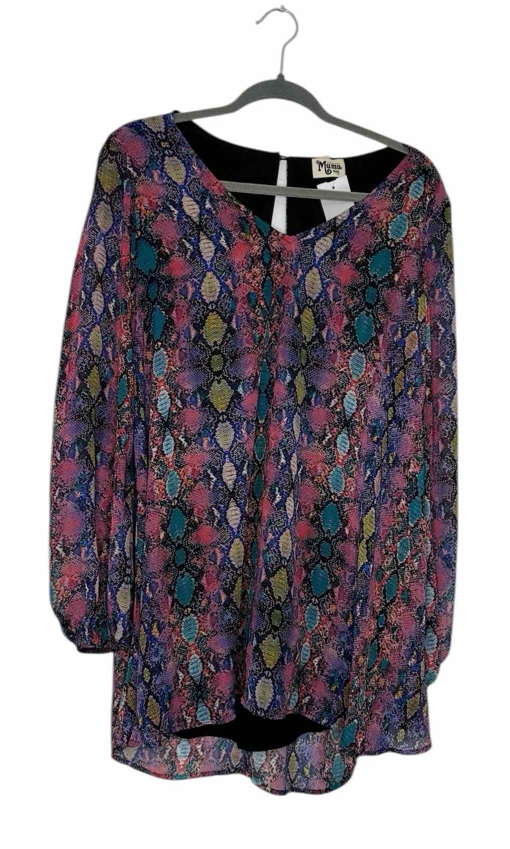 Show Me Your Mumu Size Small Pink Print Pre-Owned Dress- Ladies