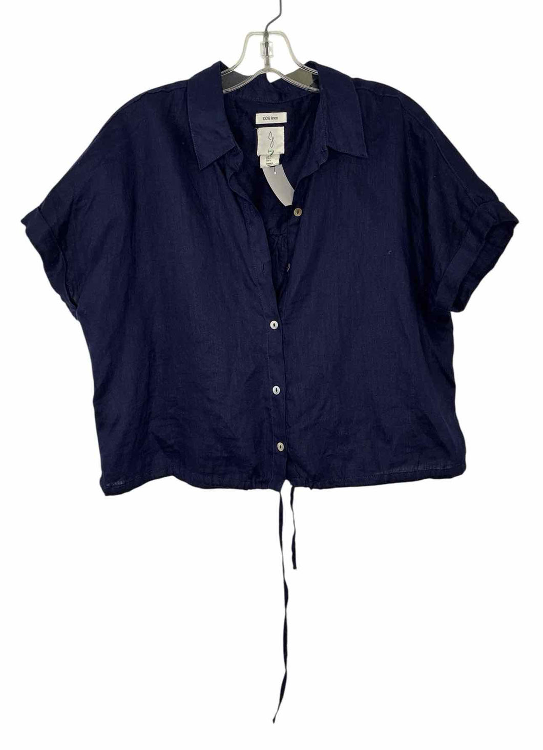Joie Size Large Navy Pre-Owned Top- Ladies