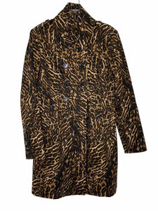Etcetera Size 4 Animal Print Pre-Owned Coat- Ladies