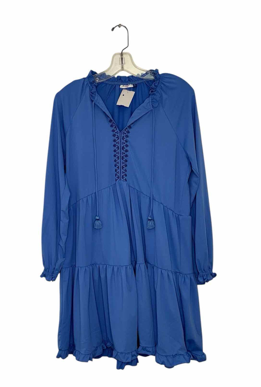 Cabana Life Size Small Blue Pre-Owned Dress- Ladies