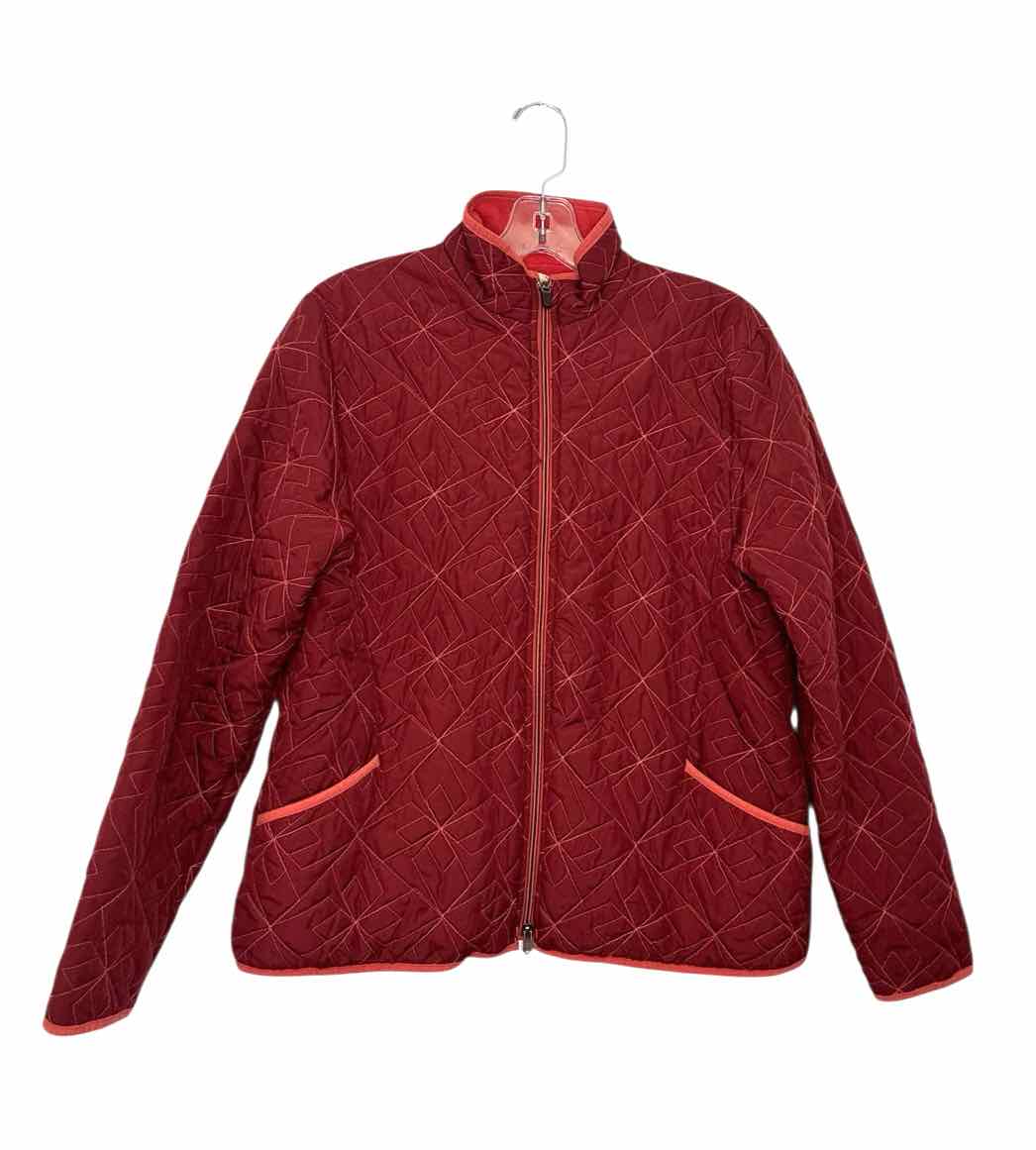 Aventura Size Medium Maroon Pre-Owned Jacket- Ladies