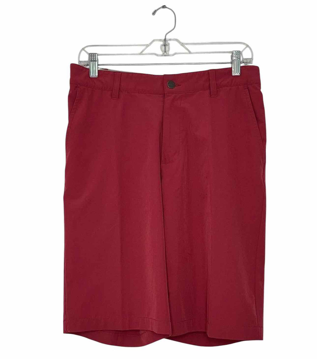 Adidas Waist Size 30 Red Pre-Owned Shorts- Mens