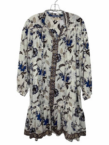Lola Australia Size M/L White Floral Pre-Owned Dress- Ladies
