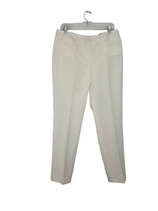 Larry Levine Size 14 White Pants- Ladies