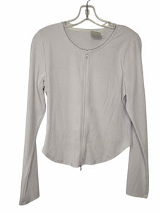 Alo Yoga Size Small White Pre-Owned Pullover- Ladies