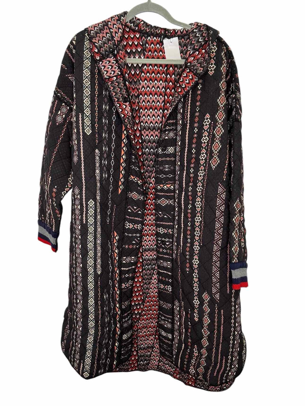 Bl^nk London Size One Size Black Print Pre-Owned Jacket- Ladies