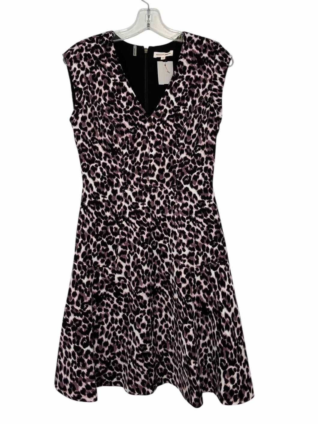 Rebecca Taylor Size 0 Animal Print Pre-Owned Dress- Ladies