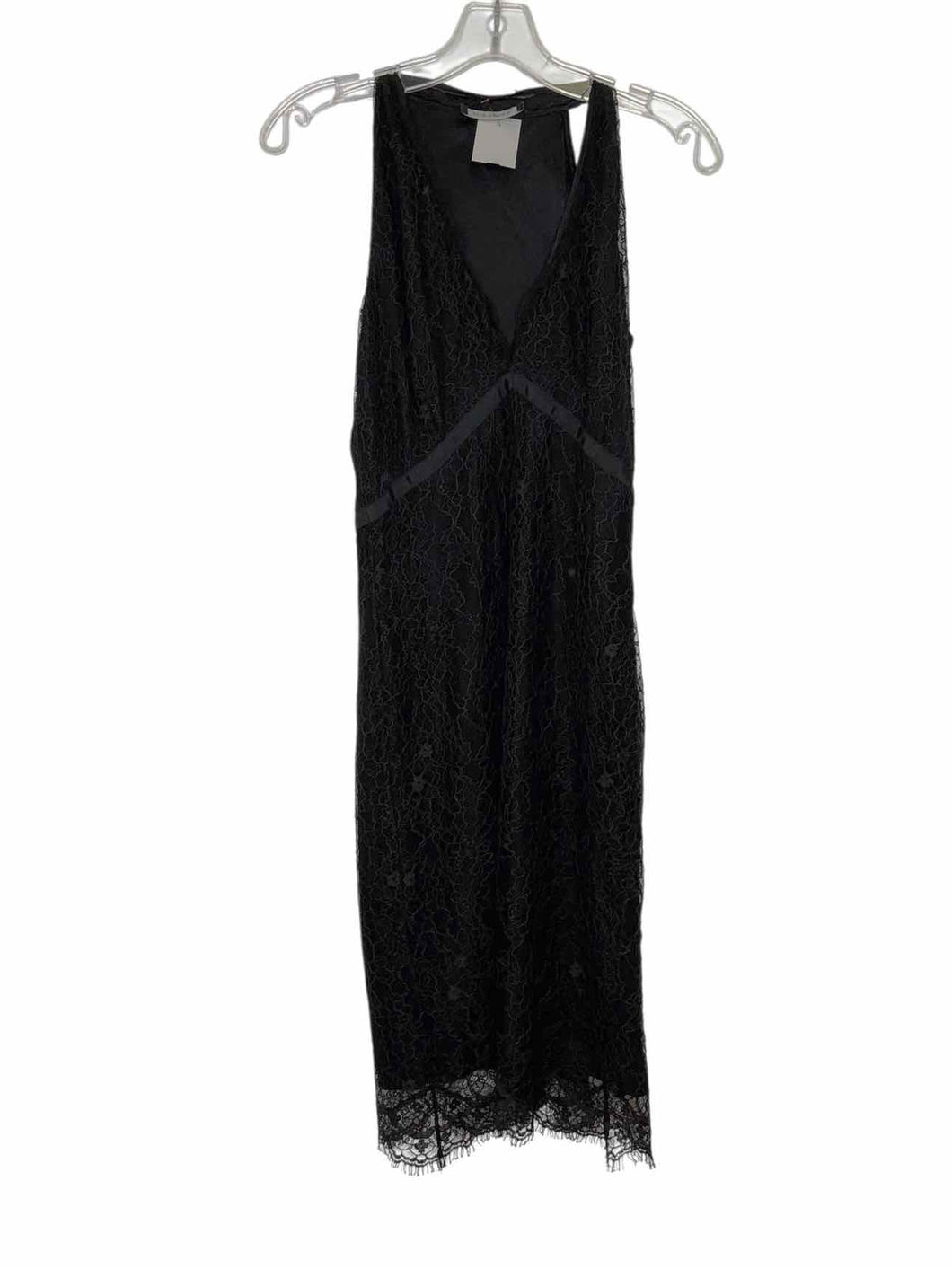 Elie Tahari Size 6 Black Pre-Owned Dress- Ladies