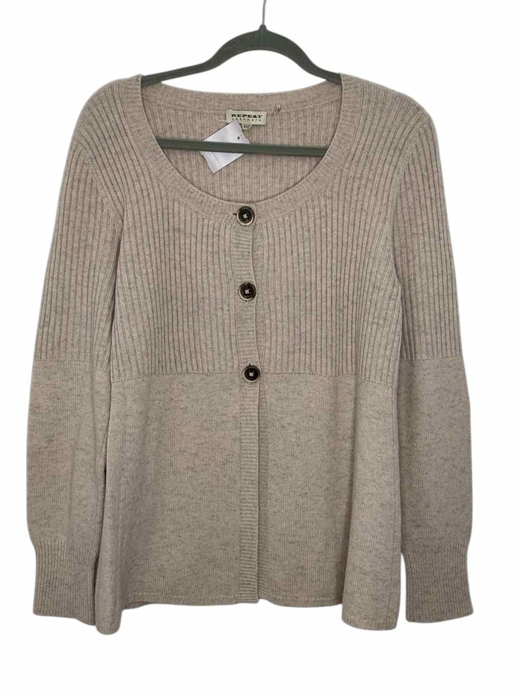 Repeat Size Large Beige Pre-Owned Sweater- Ladies