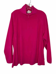 Columbia Size 2X Hot Pink Pre-Owned Pullover- Ladies