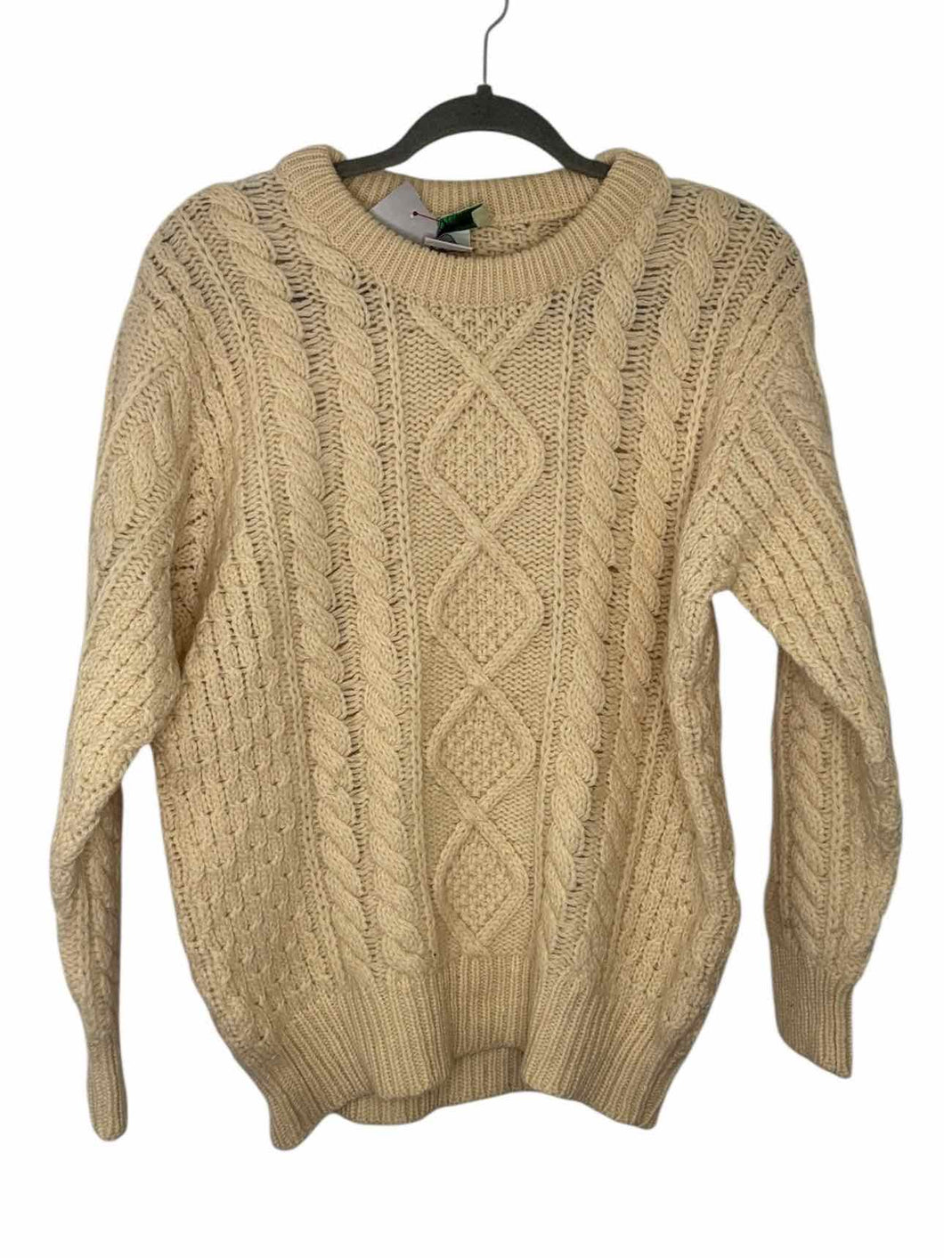Size M Ivory Pre-Owned Sweater- Mens