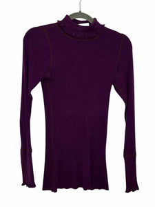 Free People Size Medium Purple Pre-Owned Top- Ladies