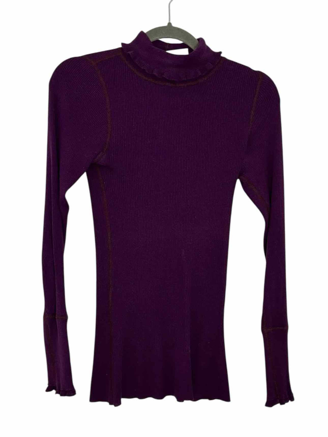 Free People Size Medium Purple Pre-Owned Top- Ladies