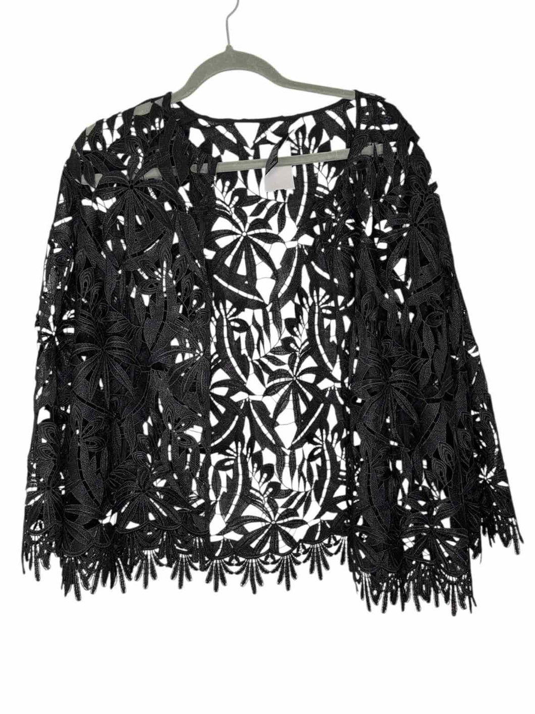 Chicos Size X-Large Black Pre-Owned Blazer/Indoor Jacket- Ladies