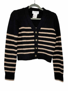 La Ligne Size Small Black Stripe Pre-Owned Sweater- Ladies