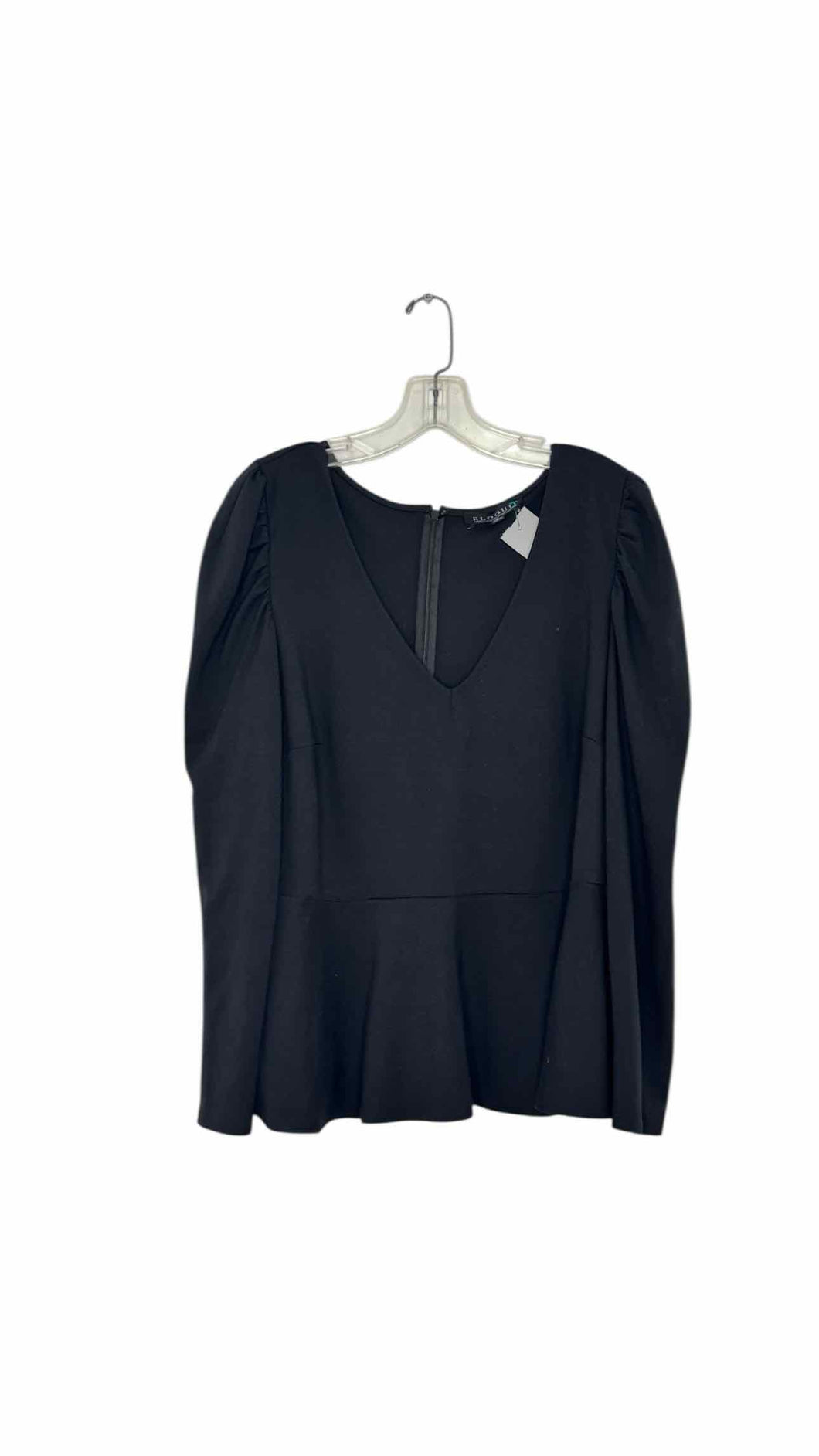 Eloquii Size 16 Black Pre-Owned Blouse- Ladies