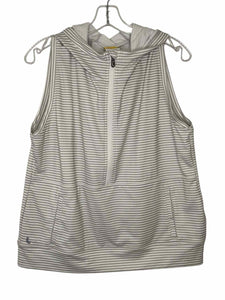 Lole Size X-Large Grey Stripe Pre-Owned Vest- Ladies