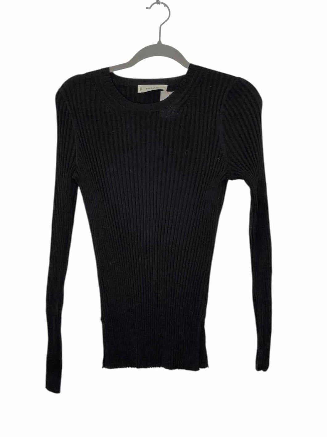 Everlane Size Medium Black Pre-Owned Sweater- Ladies
