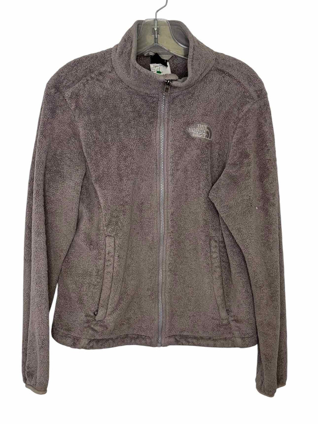 North Face Size Medium Grey Pre-Owned Jacket- Ladies