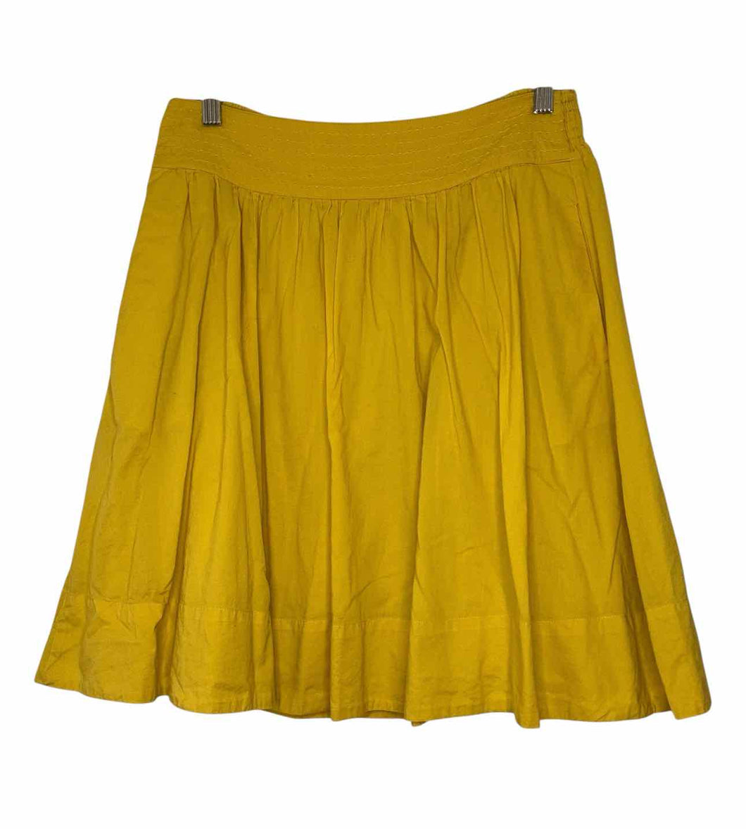 Edme & Esyllte Size 8 Yellow Pre-Owned Skirt- Ladies